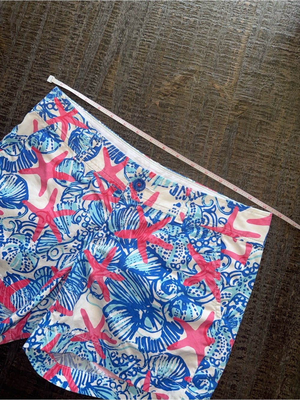Lilly Pulitzer Callahan Starfish & Shell Print Shorts size 4